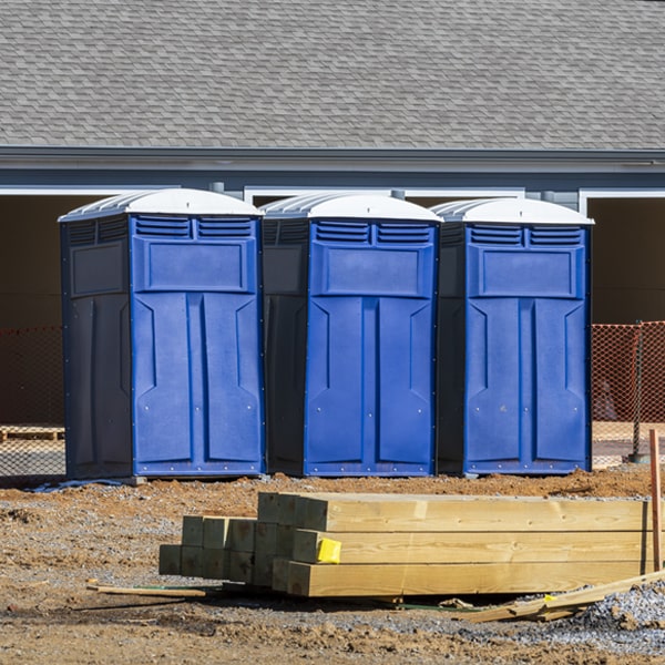 what is the cost difference between standard and deluxe porta potty rentals in Buena Vista